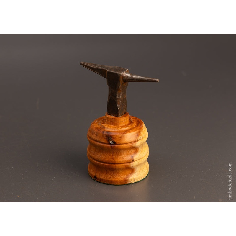 Pretty Watch Makers Anvil on Yew Stump – 112531