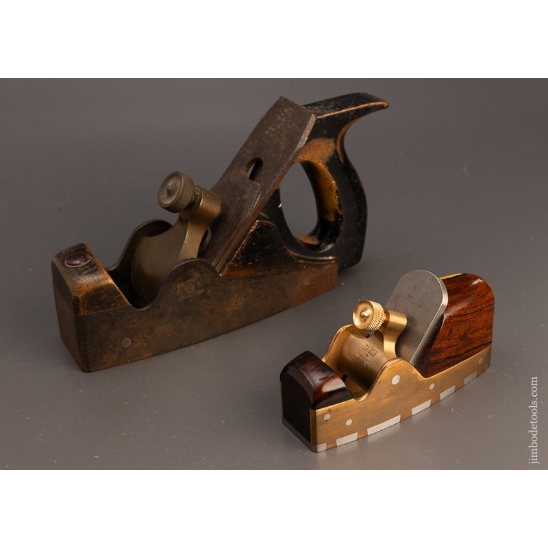 Spectacular SAUER & STEINER Gunmetal Rosewood Infill Smooth Plane HALF SIZE – EXCELSIOR 112907 – AS OF AUG 26