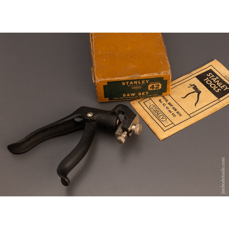 STANLEY No. 42X Saw Set Mint in Box – 112788