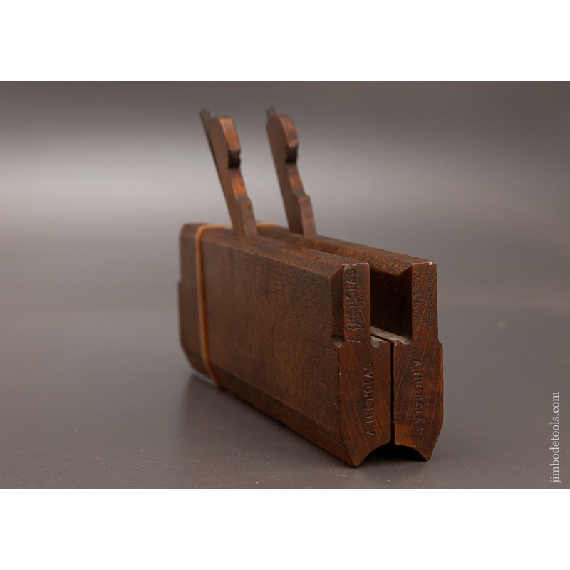 Very Rare Pair of Half Hollow Moulding Planes by SIMS LONDON Fine – 112695