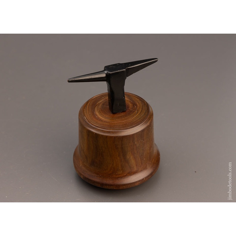 Watch Makers Anvil on Lignum Vitae Stump – 112555