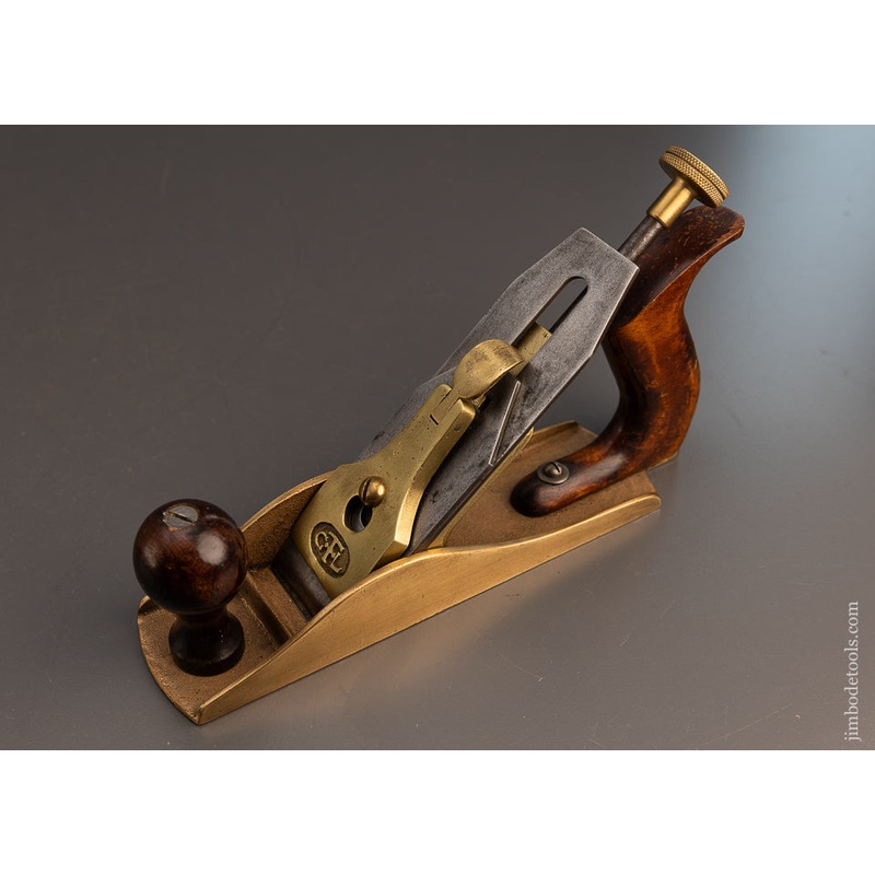 Rare Solid Brass Smooth Plane by GTL – 113141