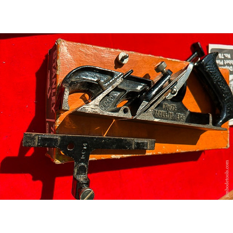 STANLEY No. 78 Rabbet Plane in Original Box – 112977