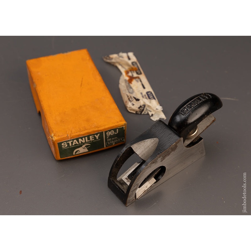 STANLEY No. 90J Bull Nose Rabbet Shoulder Plane in Original Box – 112986