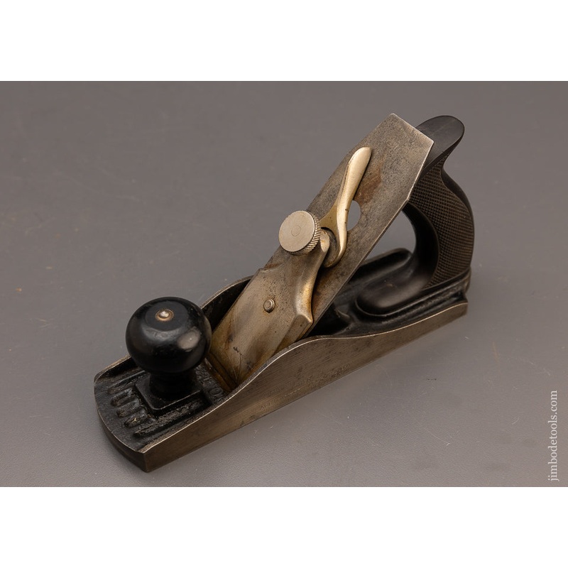 Rare CHAPLINS IMPROVED PATENT 7 3/4 Inch Smooth Plane Extra Fine Adjustable Mouth – 113190G