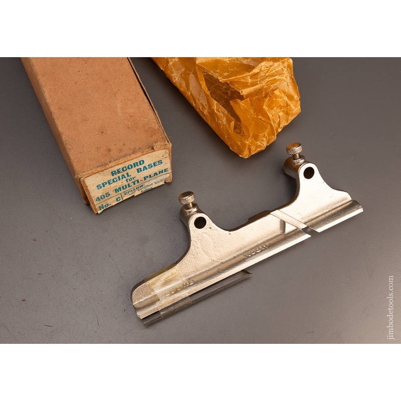 RECORD Special Base No. 8 Hollow for No. 405 & Stanley No. 45 Planes Mint in Box – 113240