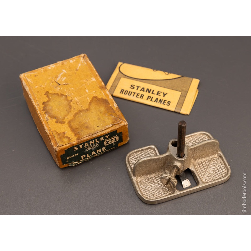 STANLEY No. 271 Router Plane Mint in Box – 113420