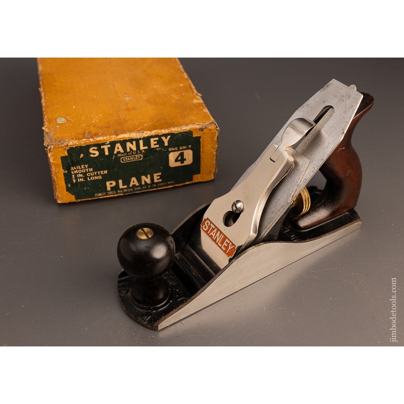 STANLEY No. 4 Smooth Plane Near Mint in Box – 113391