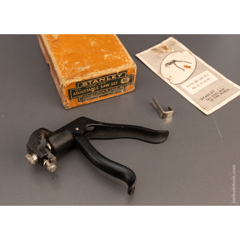 STANLEY No. 42X Adjustable Saw Set Mint in Box – 116154
