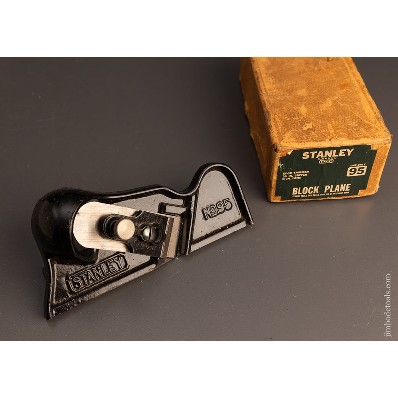 STANLEY No. 95 Block Plane Near Mint in Box – 113439