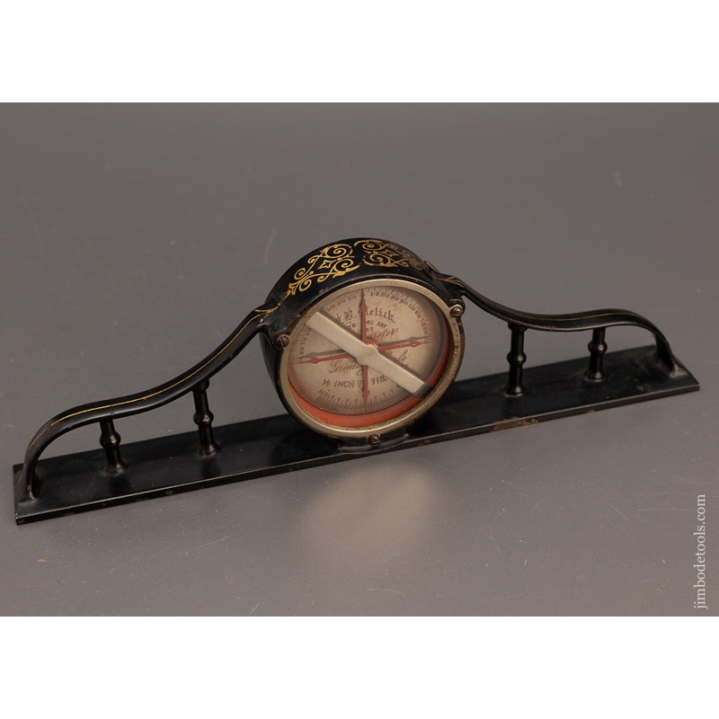 Stunning MELICK Pinstriped Mantle Clock Inclinometer – 113189G – AS OF OCT 3