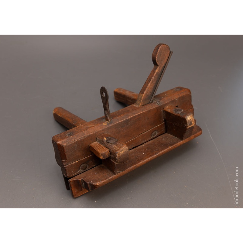 Very Rare 4 STAR **** B:WALTON IN+READING 18th Century Plow Plane – 116854