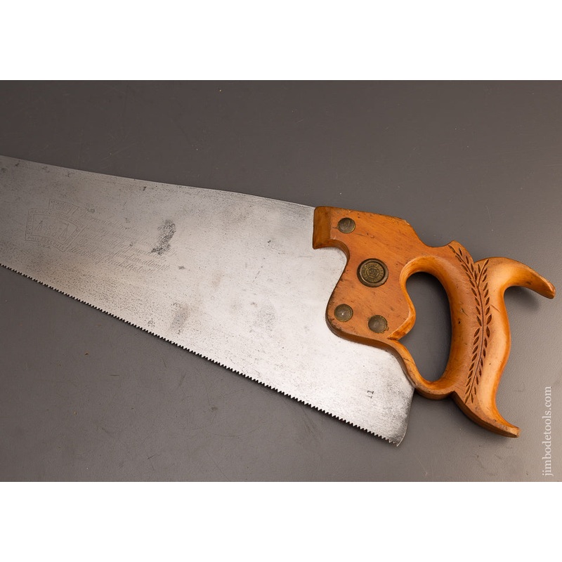 Rare DISSTON ACME 120 Hand Saw – 113662