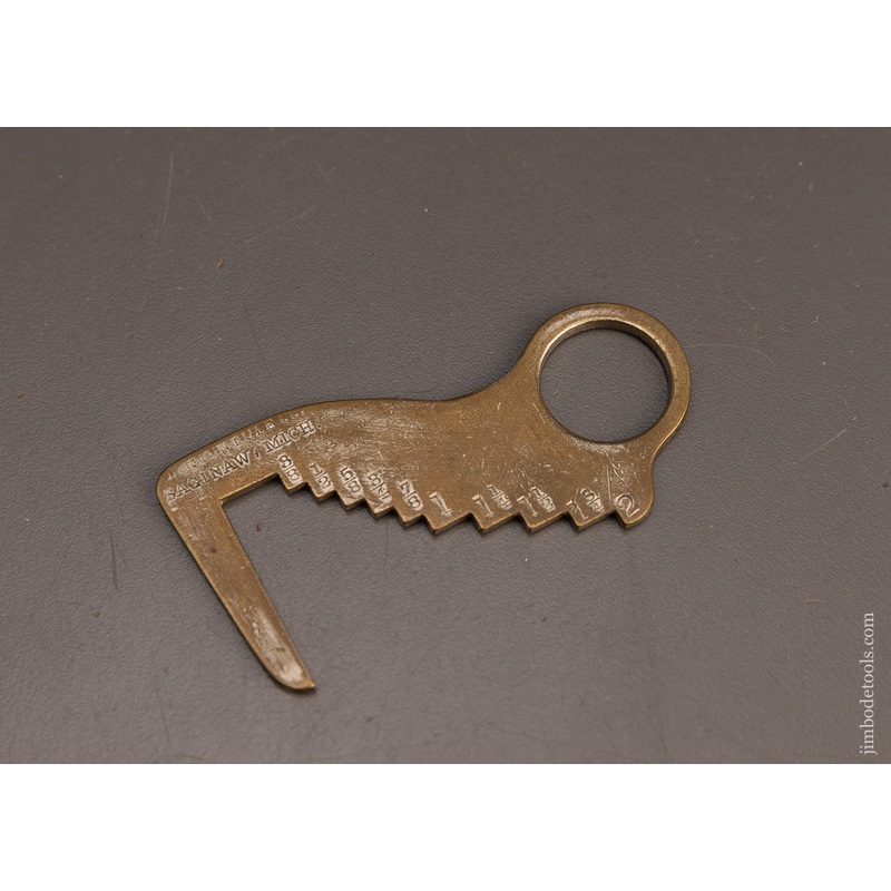 Rare LUFKIN Brass Lumbar Gauge – 113499