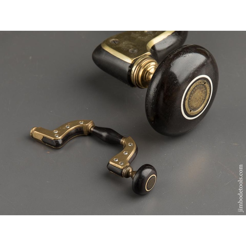 Rare! PAUL HAMLER Miniature Ebony & Brass ULTIMATUM Brace — 89281