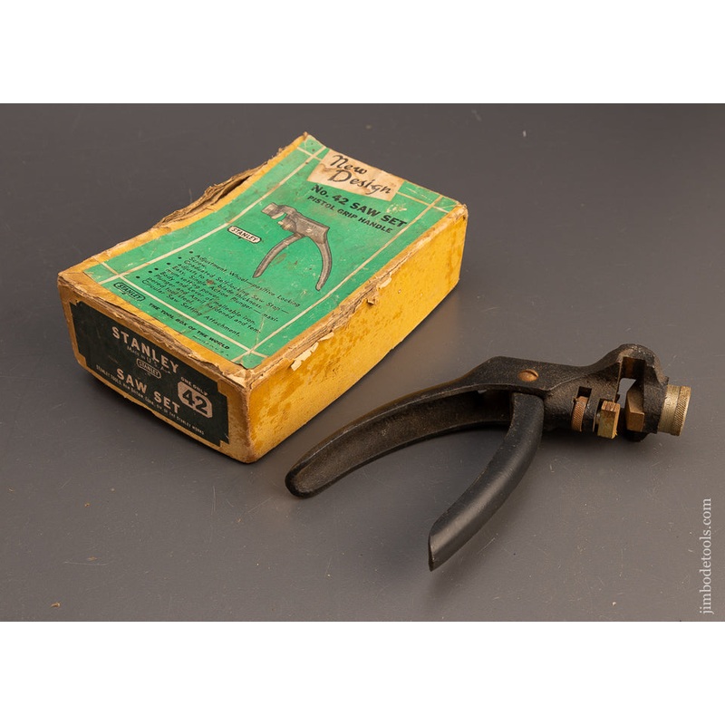 STANLEY No. 42 Saw Set Near Mint in Original Box – 113440