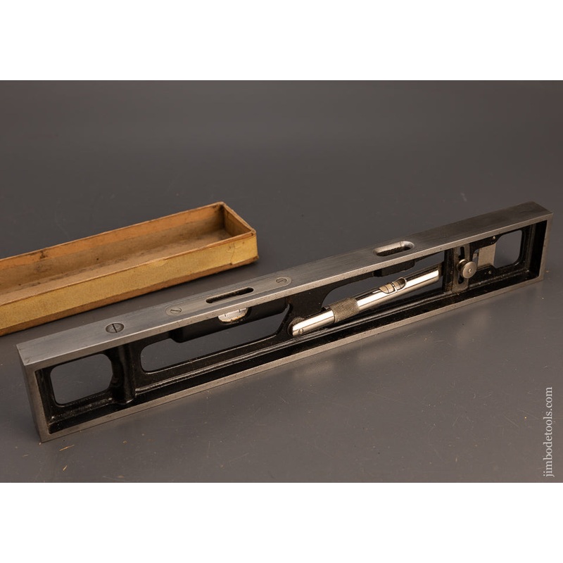STARRETT 15 Inch Precision Inclinometer Near Mint in Box Bottom – 113400