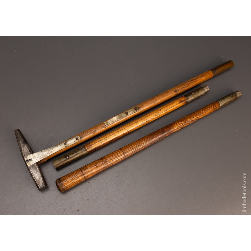 Rare 3 Piece 45 Inch ROBERTSON PATENT Bill Posters Hammer – 113716