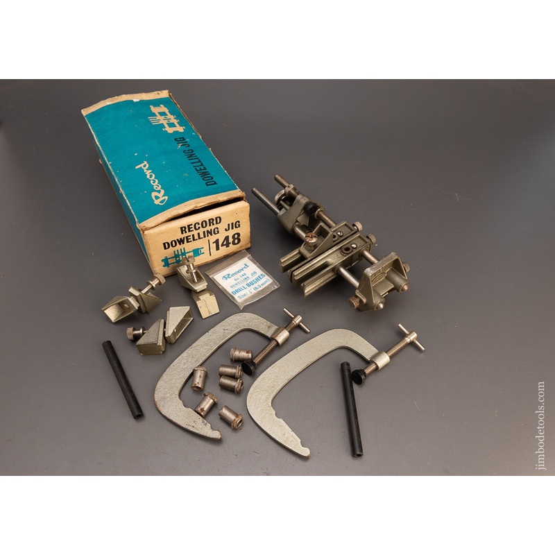 RECORD No. 148 Doweling Jig Fine & 100% Complete Near Mint in Box – 113431