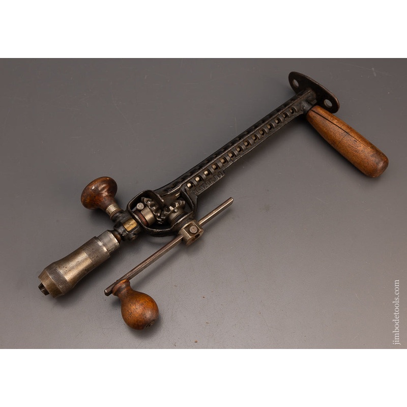 RUSBY PATENT  DEC. 3, 1912 Telescoping Extendable Brace Drill – 113846