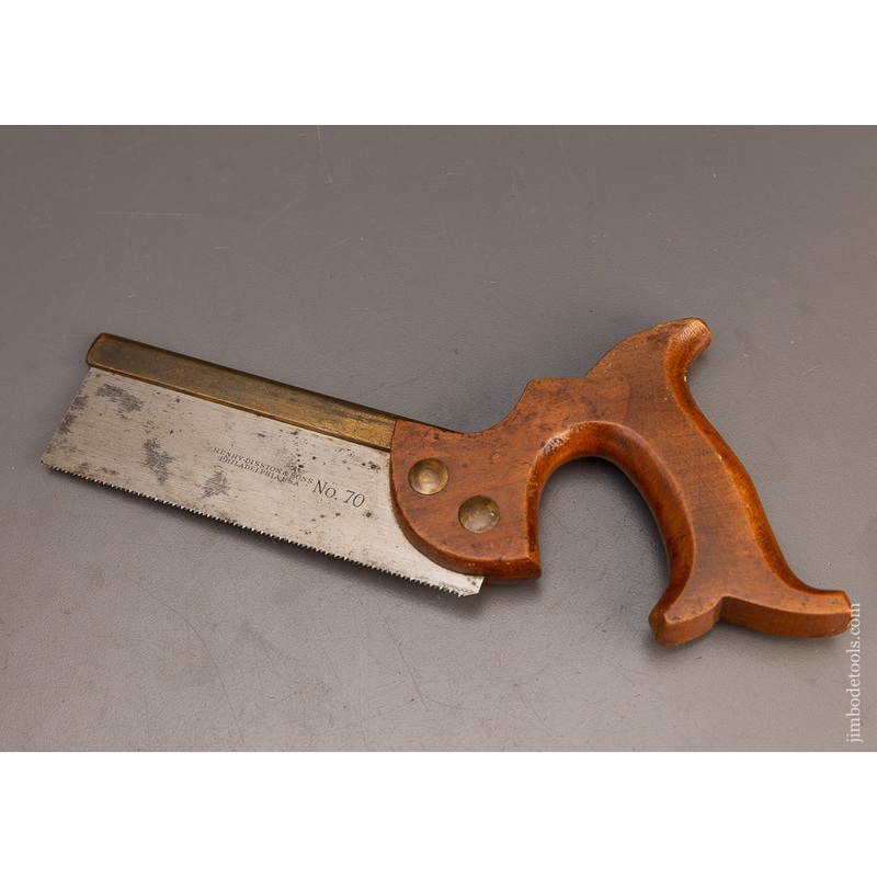 Rare & Near Mint DISSTON No. 70 Dovetail Saw 6 Inch Size – 114101