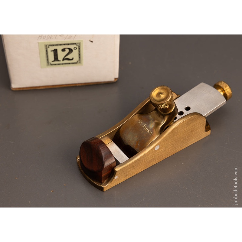 Rare St. JAMES BAY TOOL CO. Adjustable Thumb Plane ( Norris A31) Mint in Box – 113963