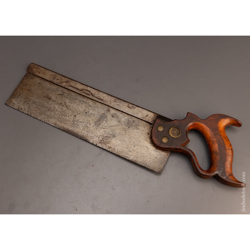 Straight & Sharp Early DISSTON Back Saw – 114056