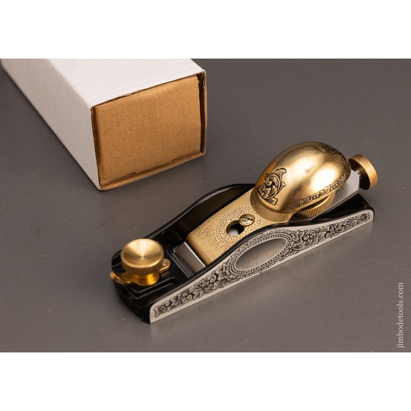 Stunning Hand Engraved Low Angle Block Plane by MIKHAIL DAVYDOV – 113789