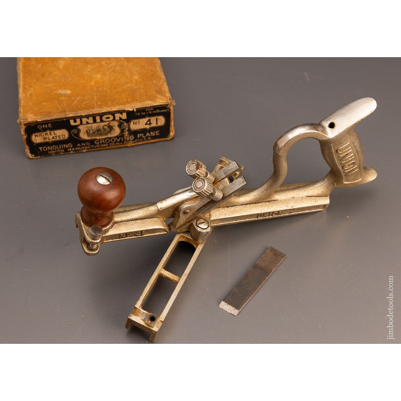 UNION No. 41 Tongue & Groove Plane Near Mint in Box – 114097