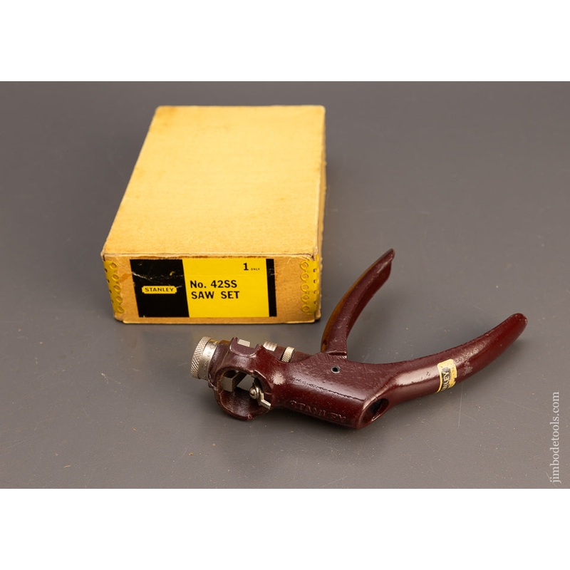 STANLEY No. 42SS Saw Set With Decal in Original Box – 113806