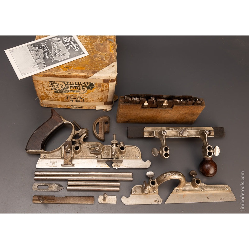 100% Complete STANLEY No. 45 Combination Plow Plane SWEETHEART – 114482