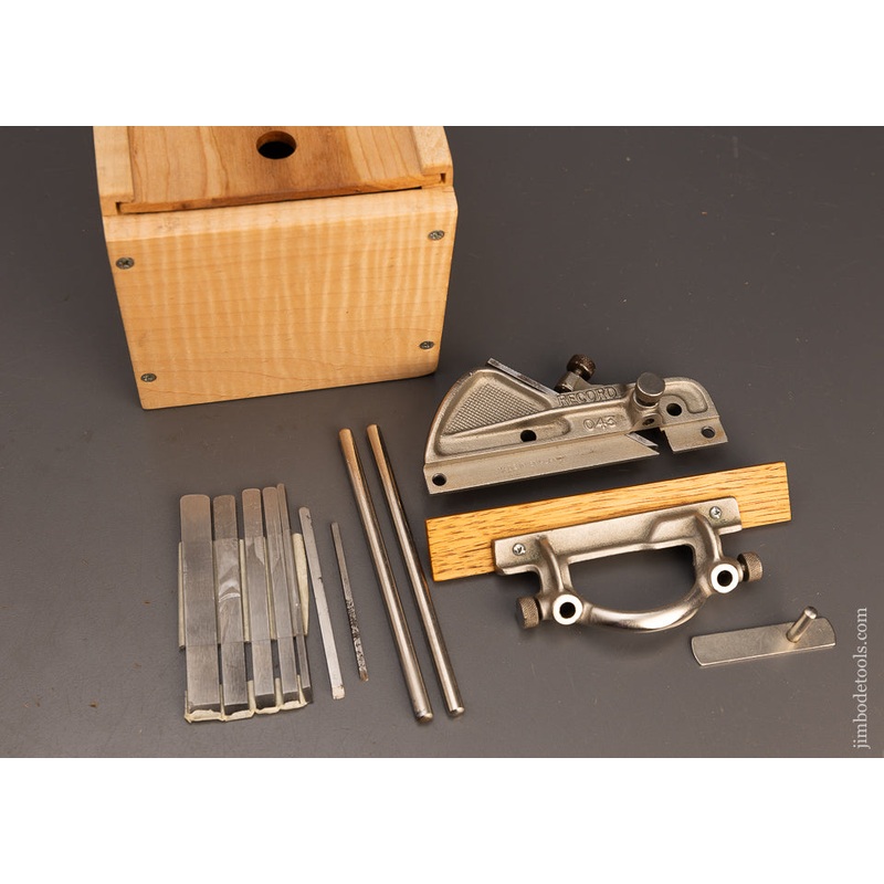 RECORD No. 043 Plough Plane in Custom Box – 114336