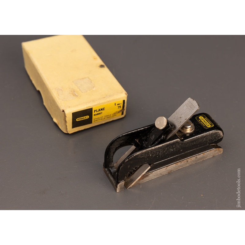 STANLEY No. 75 Rabbet Plane in Box – 114117