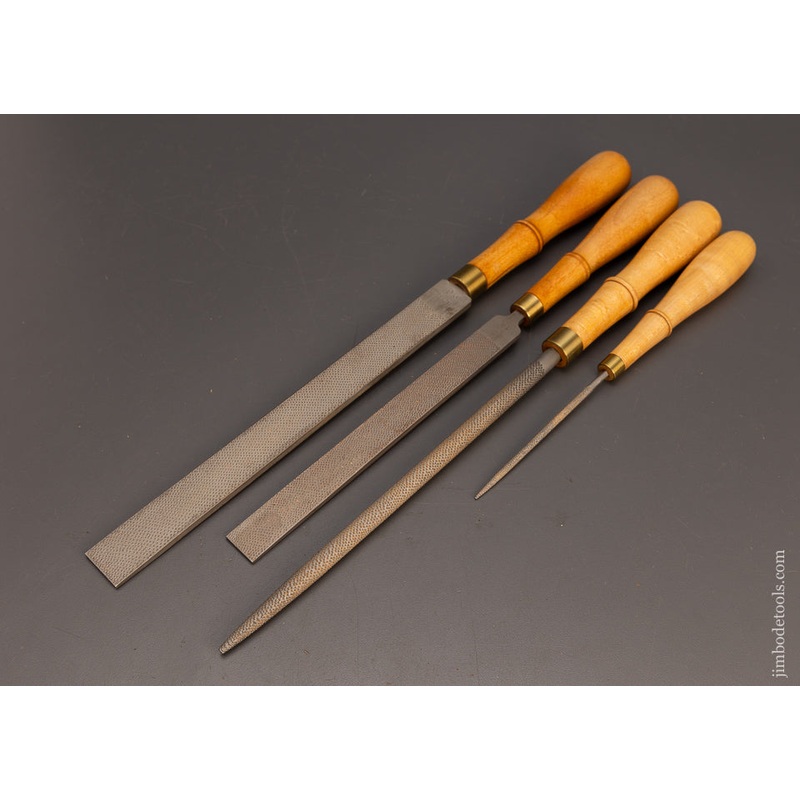 Unused & Discontinued Set of 4 LIE NIELSEN AURIOU Rasps – 114211