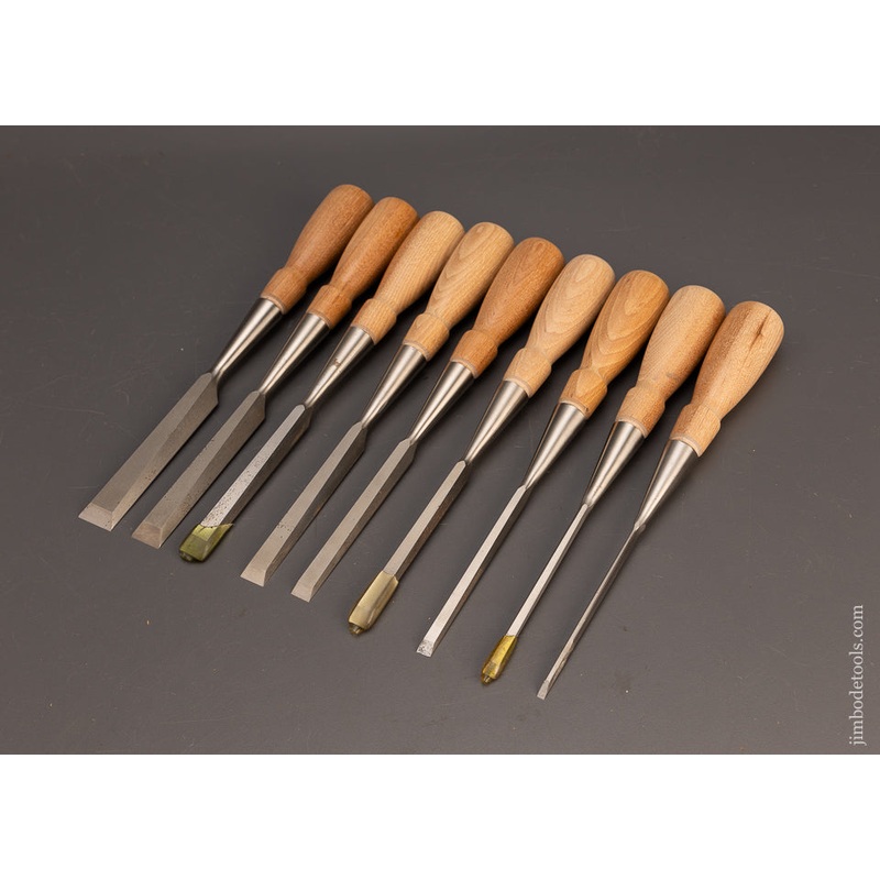 Unused Set of LIE NIELSEN Bevel Edge Chisels Set of 9 – 114233 – AS OF DEC 11
