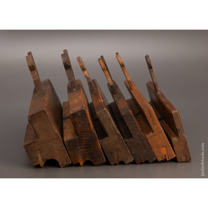 Working Set of 6 Side Bead Moulding Planes — 112366