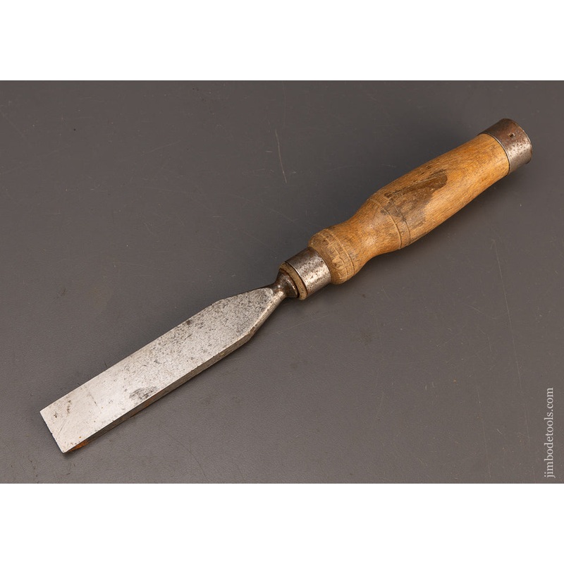 1 Inch Ash Handled Mortise Chisel with Double Iron Hoops – 114397