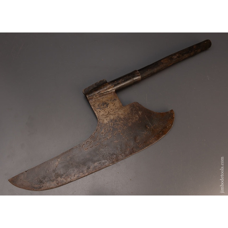 Profusely Decorated European Goose Wing Axe – 114552