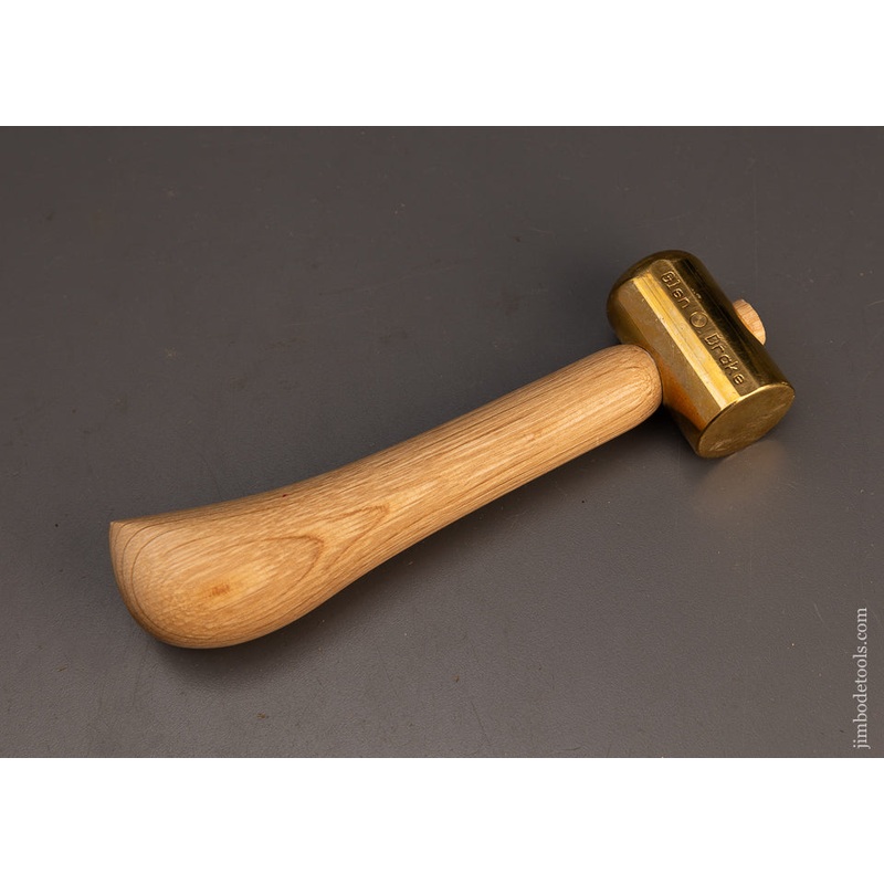 Rare & Discontinued GLEN DRAKE #4  Chisel Hammer Brass Mallet – 114566