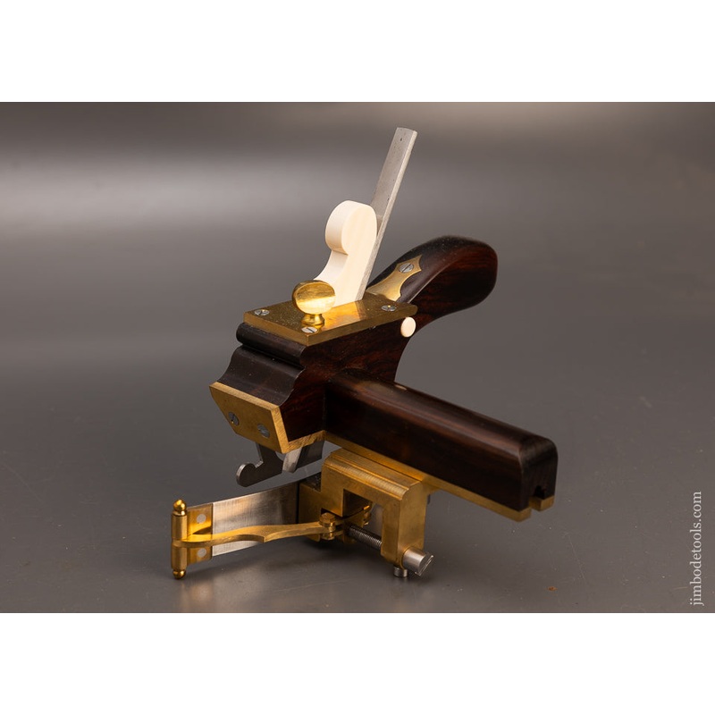 Rosewood THOMAS FALCONER Curved Plow Plane by JIM LEAMY – 114225 – AS OF DEC 30