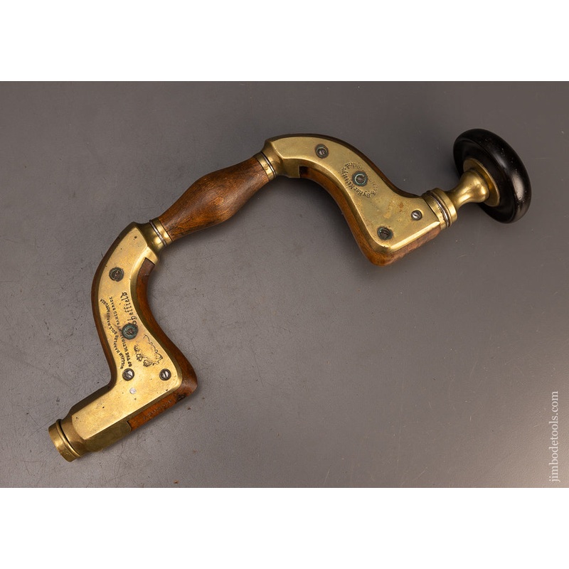 Stunning Beech & Ebony Wm. MARPLES Ultimatum Brace – 114555
