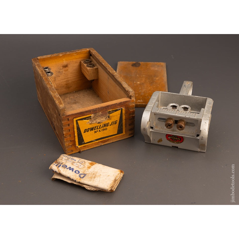 WODEN No. X190 Doweling Jig 100% Complete in Original Box — 112985