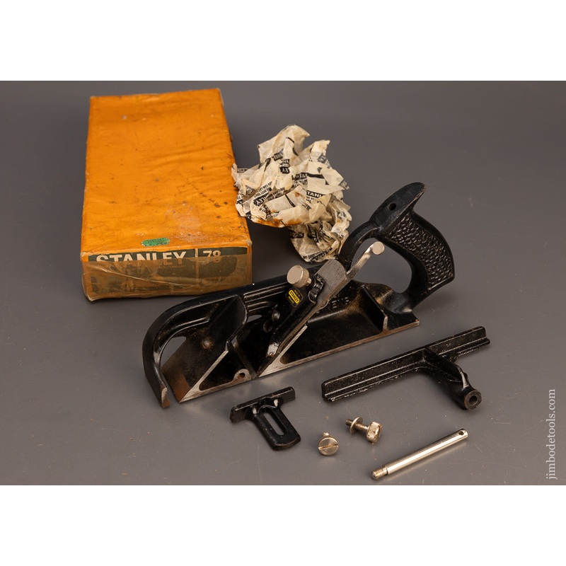 100% Complete STANLEY No. 78 Duplex, Rabbet, and Filletster Plane in Box – 114520