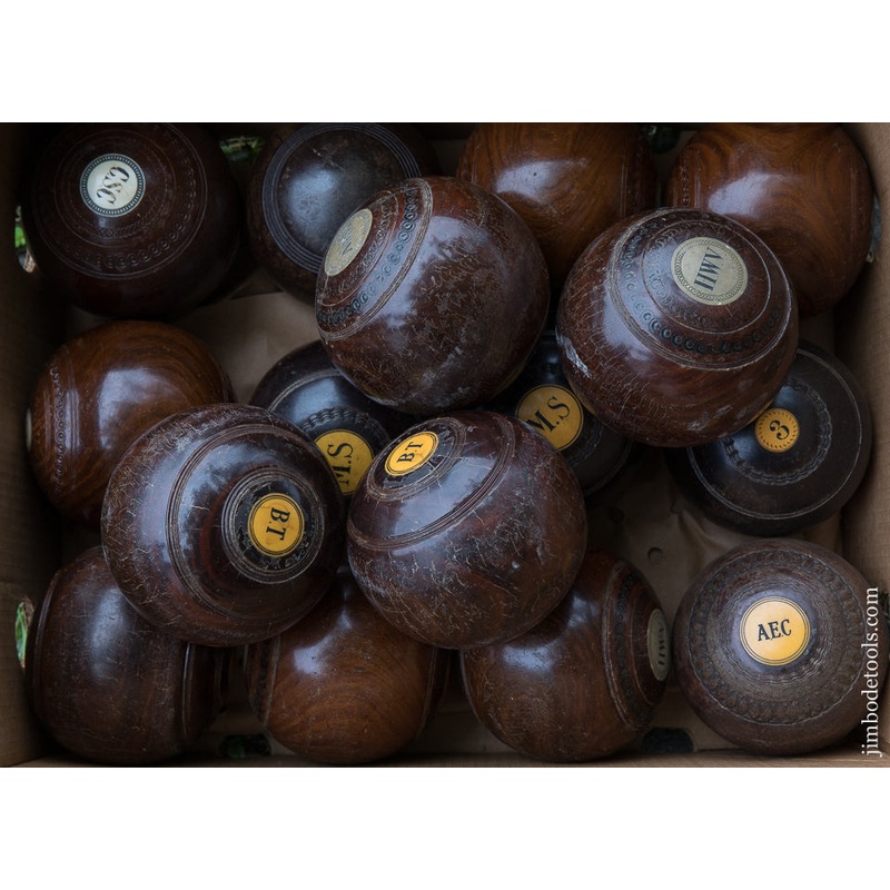 2 Premium Solid Lignum Vitae Lawn Bowls for Mallet Heads – 73377