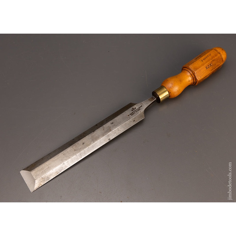 Remarkable MARPLES 1 1/2 Inch Long, Thin Paring Chisel with Boxwood London Handle – 114699