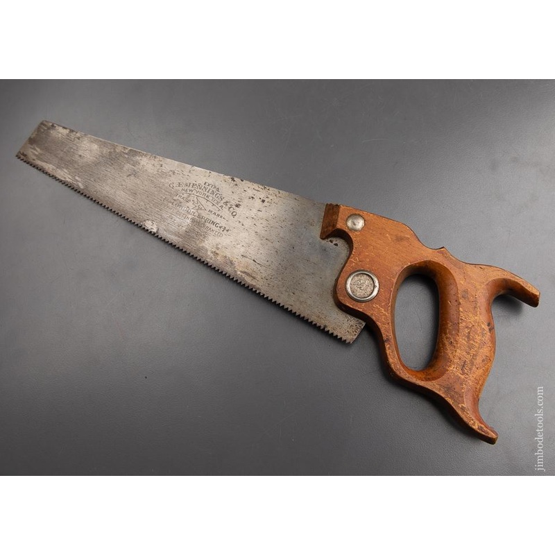 Rare JENNINGS 12 inch Hand Saw 10 Point 12 Inch Rip – 92892