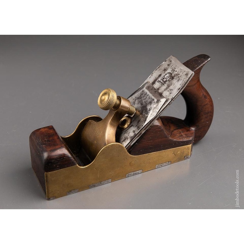 Rare! SPIERS Dovetailed No. 7 Smooth Plane with Gunmetal Sides and Rosewood Infill — 92177U – AS OF MAR 12