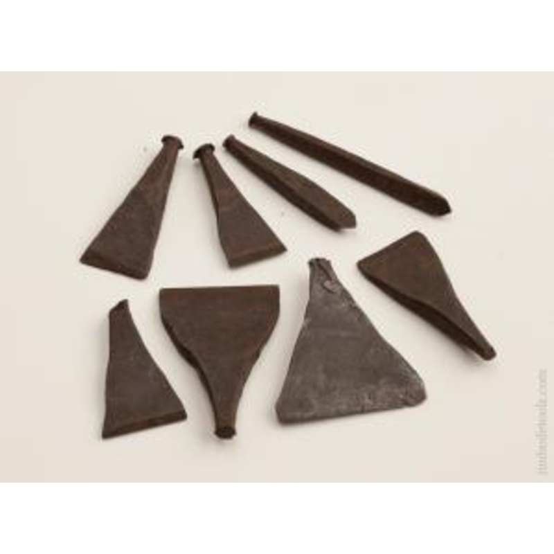 Set of Eight Filemaker’s Chisels 2 to 3 1/2 inches long — 74742R