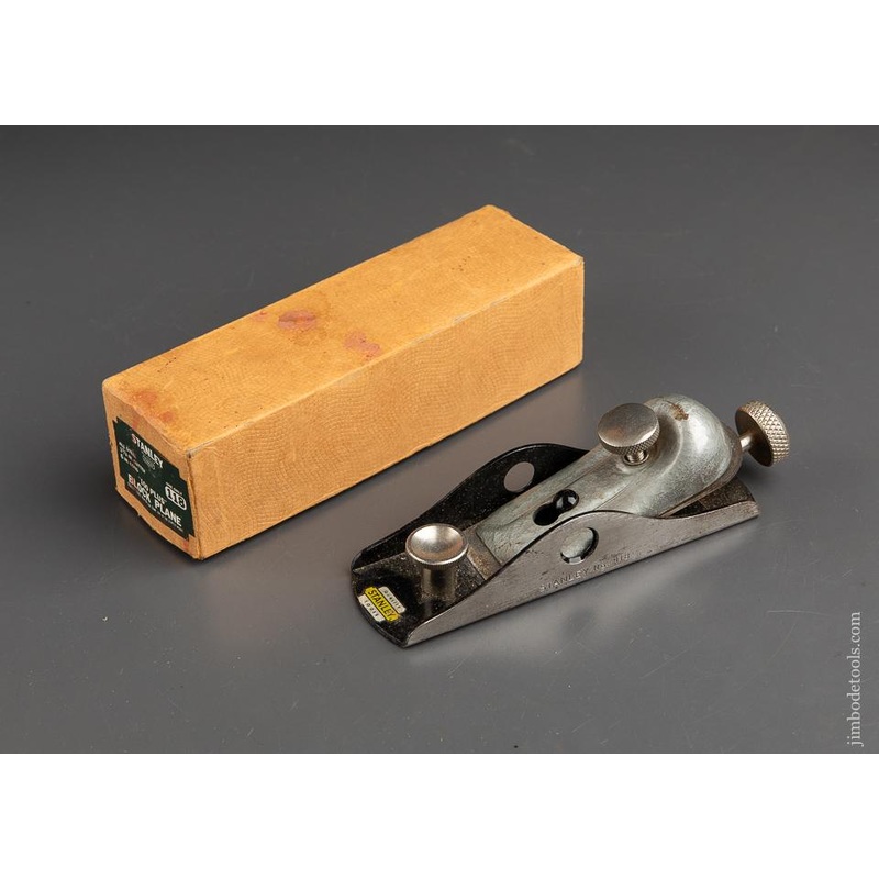 STANLEY No. 118 Block Plane with Decal in Original Box – 93054