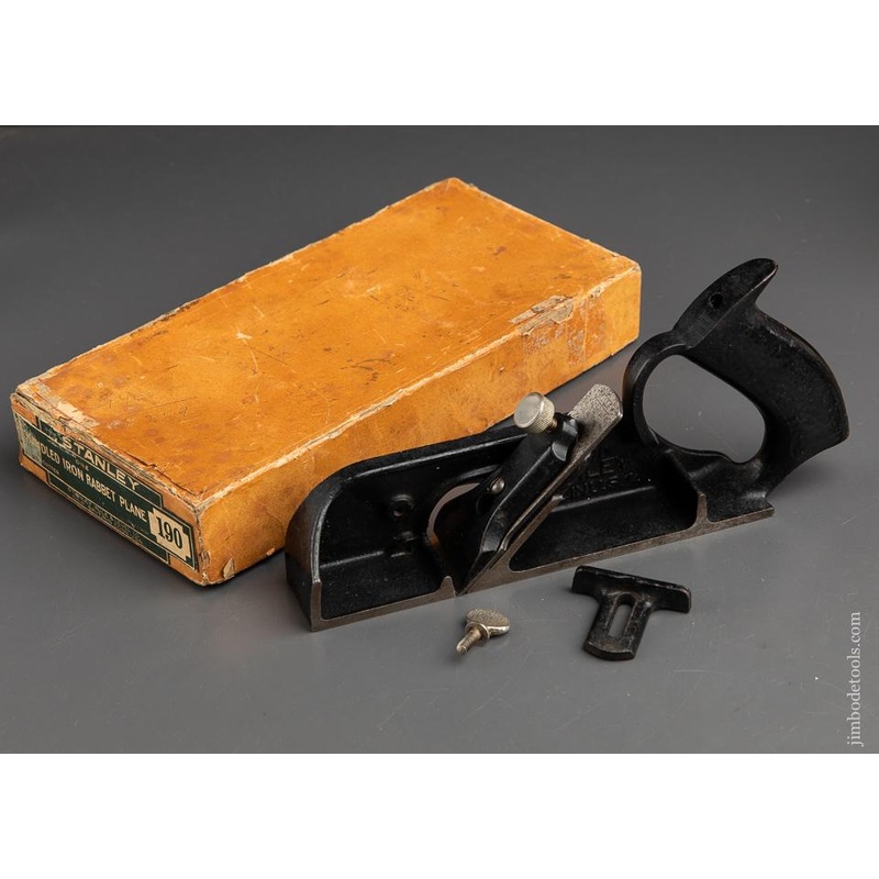 STANLEY No. 190 Rabbet Plane in Original Box – 93057